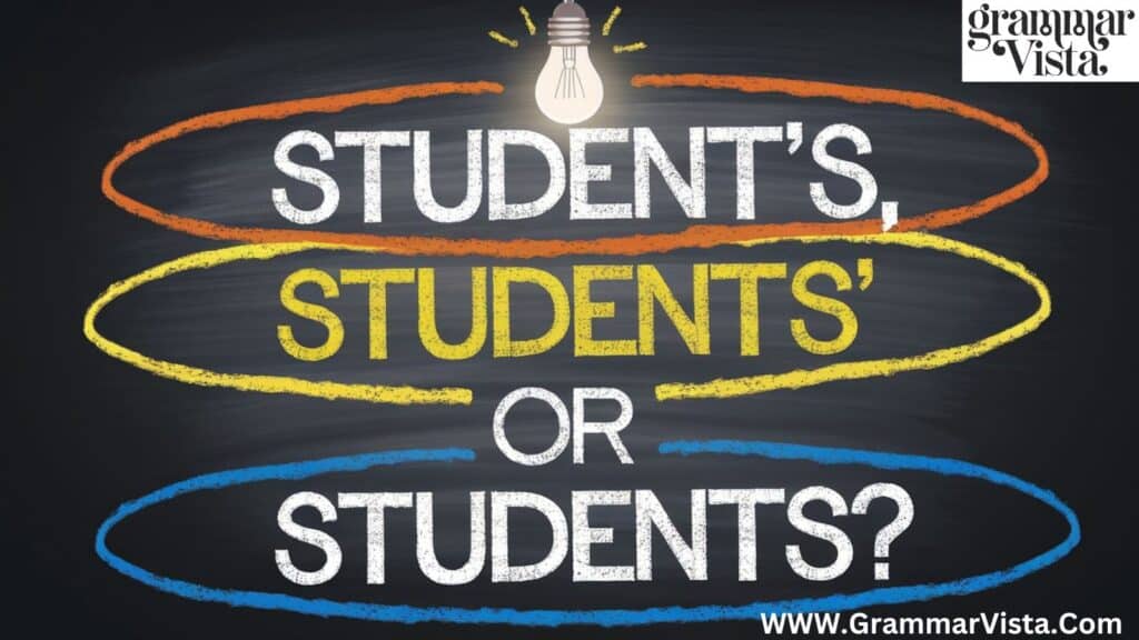 Student's, Students', or Students?