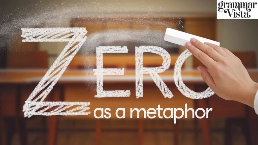 Zero as a metaphor