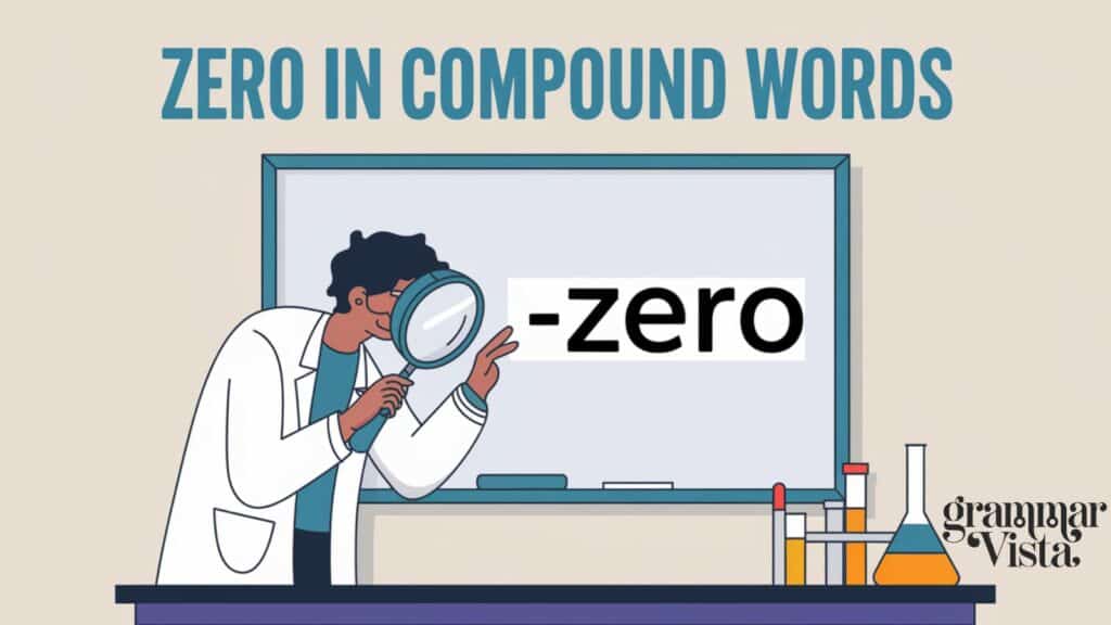 Zero in compound words