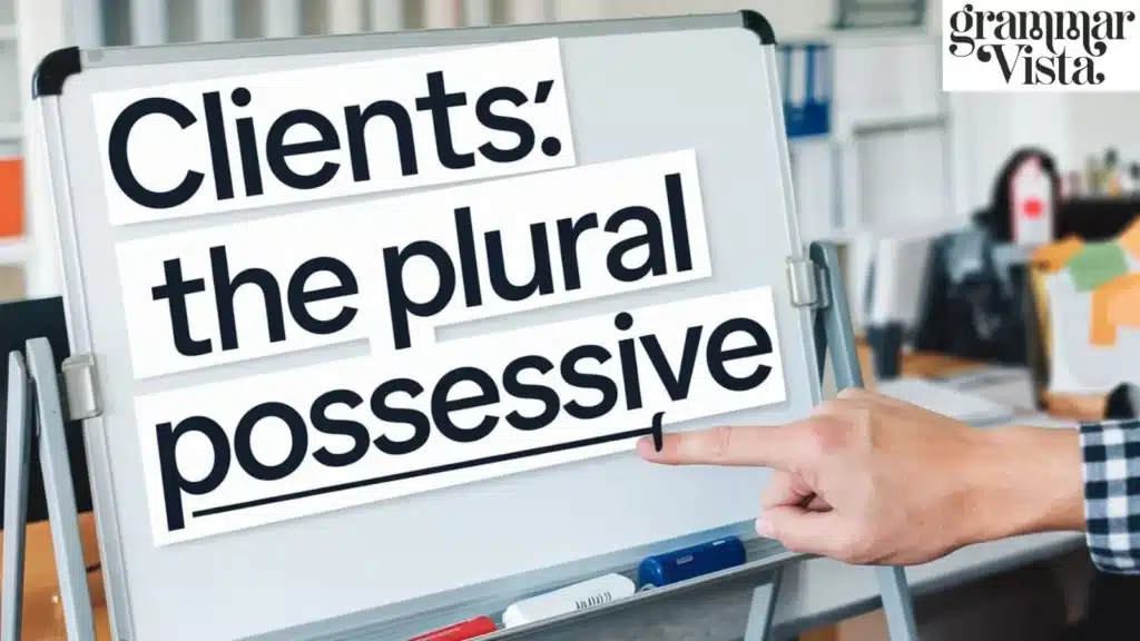 Clients': The Plural Possessive