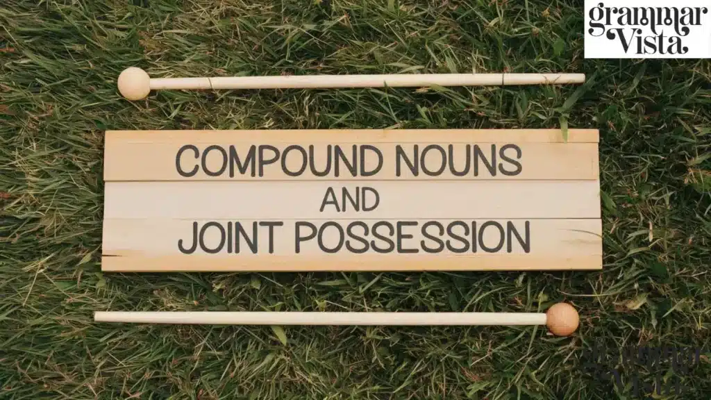 Compound Nouns and Joint Possession