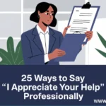 25 ways to say "I appreciate your help" professionally