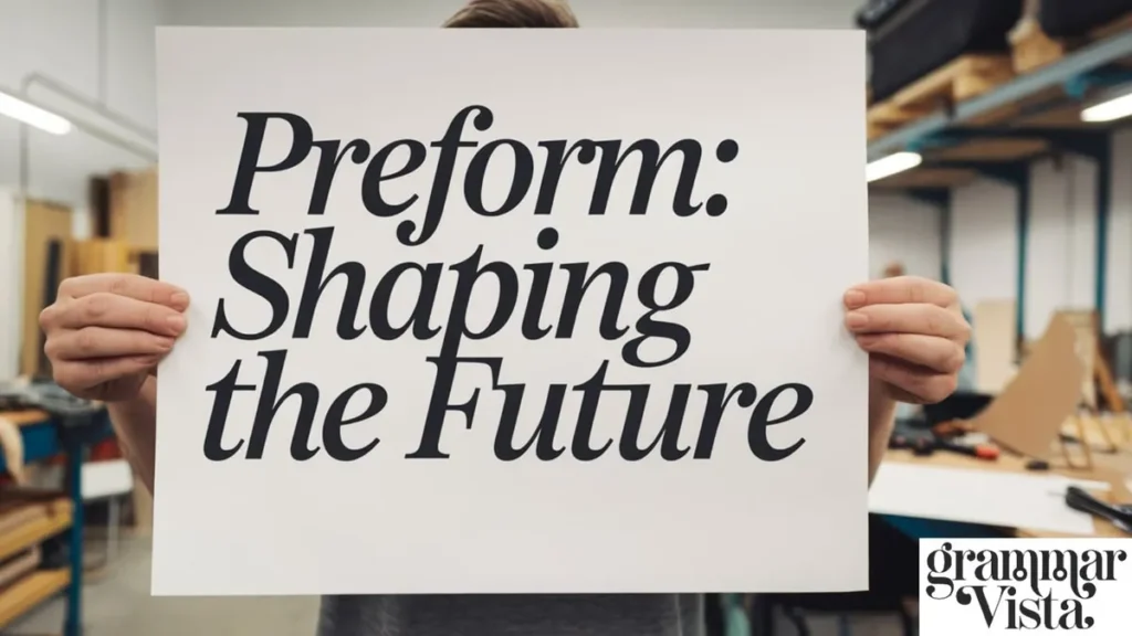 Preform: Shaping the Future