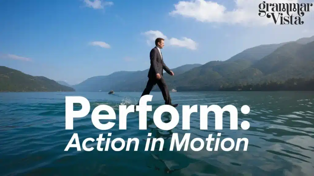 Perform: Action in Motion