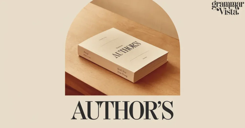 author's