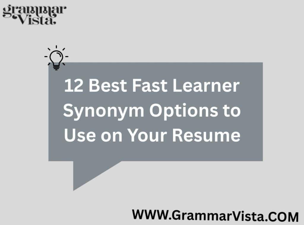 Fast Learner Synonym