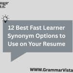 Fast Learner Synonym