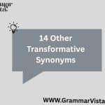 Transformative Synonyms