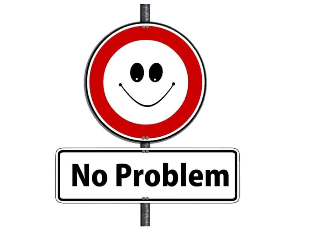professional way to say no worries