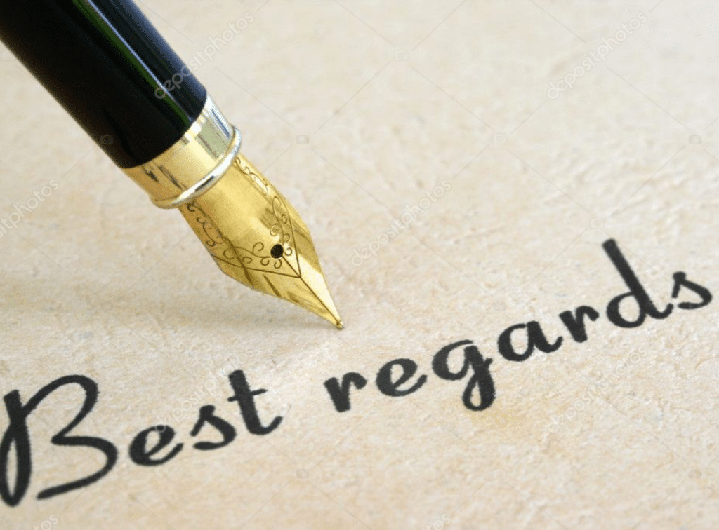 warmest regards synonym