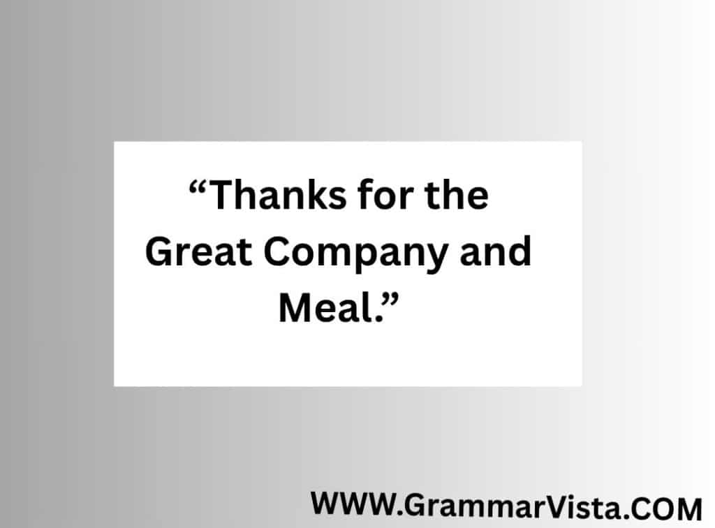 thank you for lunch