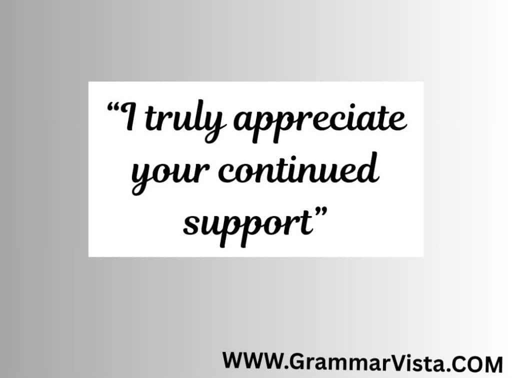 thanks as always