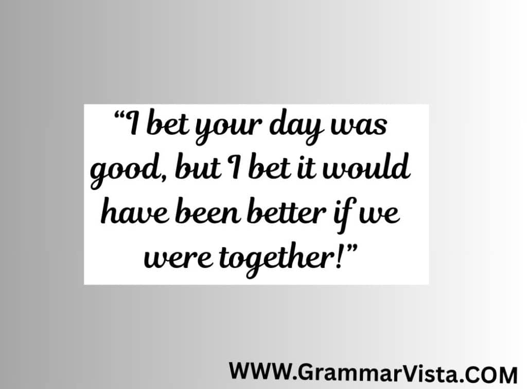 how to ask how was your day in a romantic way