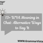 wya meaning in chat