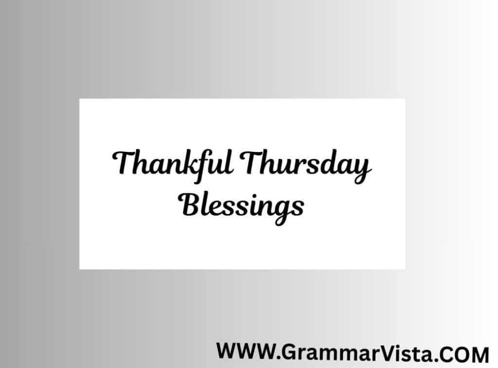 cute thursday blessings