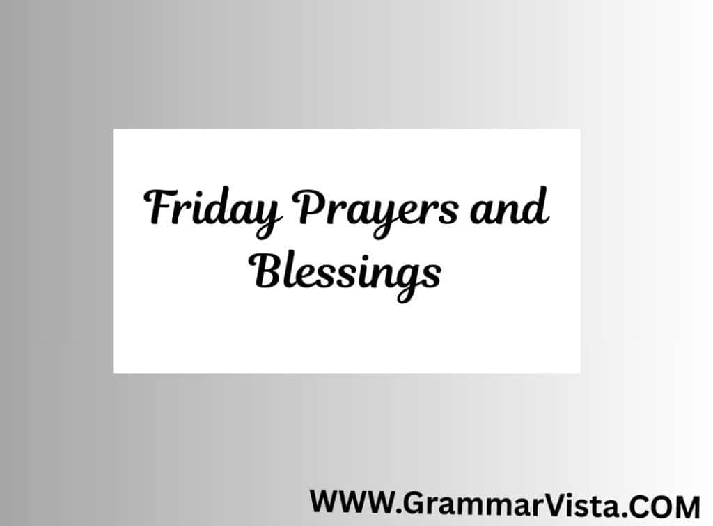 friday prayers and blessings