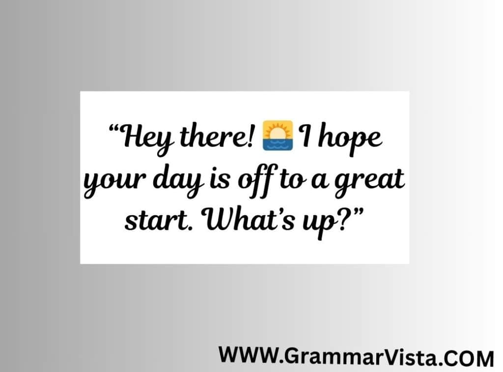 good morning reply to friend