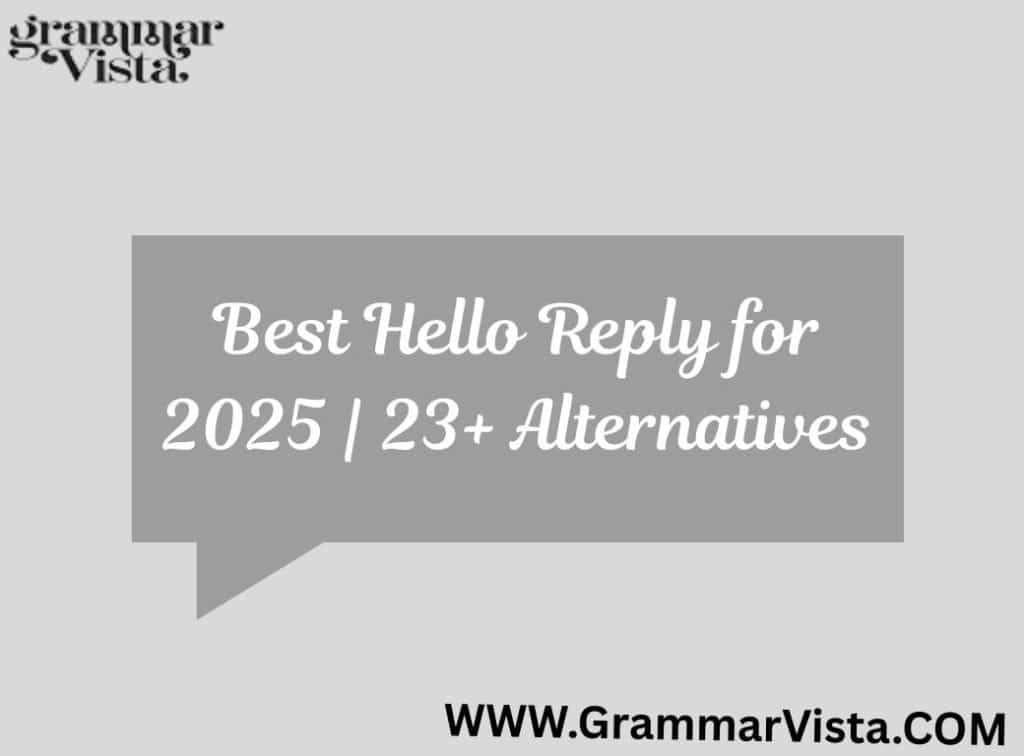 hello reply