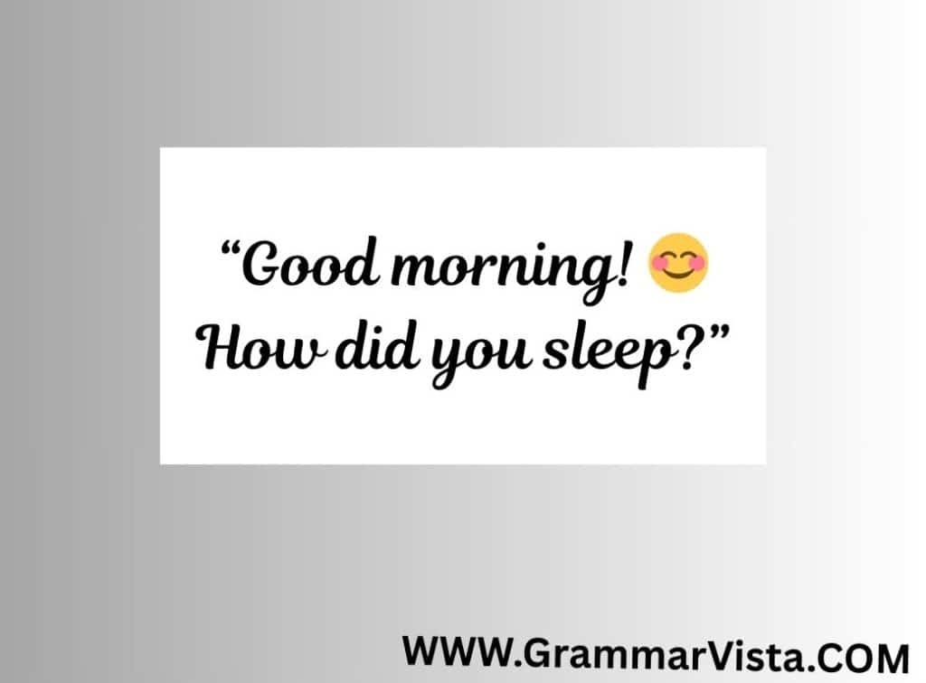 reply of good morning