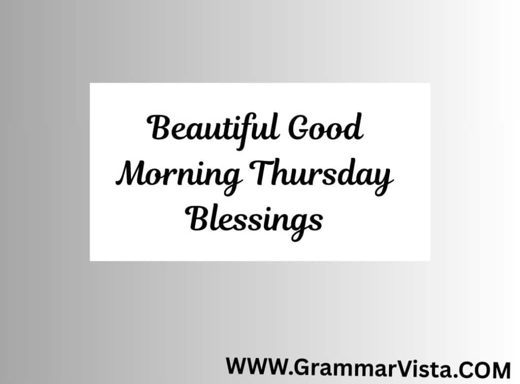thursday good morning images